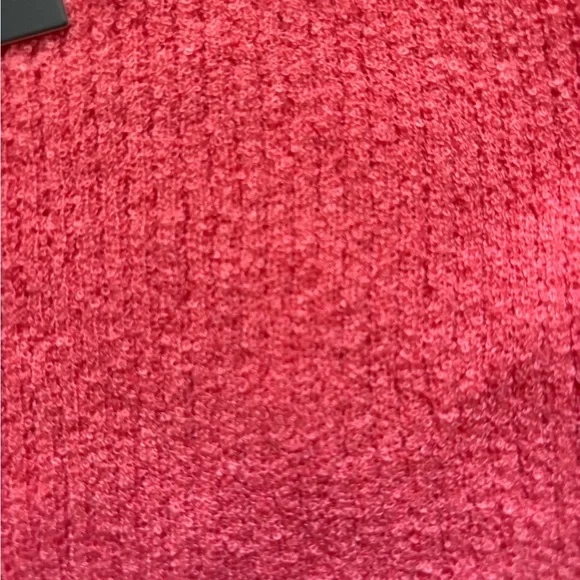 NWT M ModCloth Pink Women's Boucle Tank Top - Picture 2 of 2